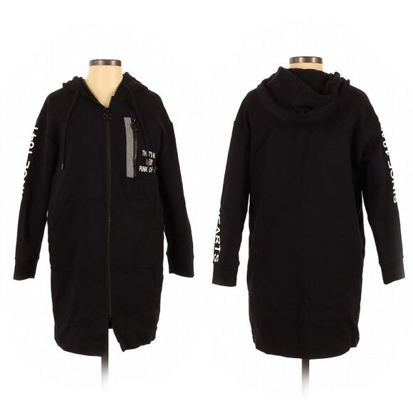 C&A Sweatshirt Hoodie Zip Dress Jacket - Picture 1 of 10